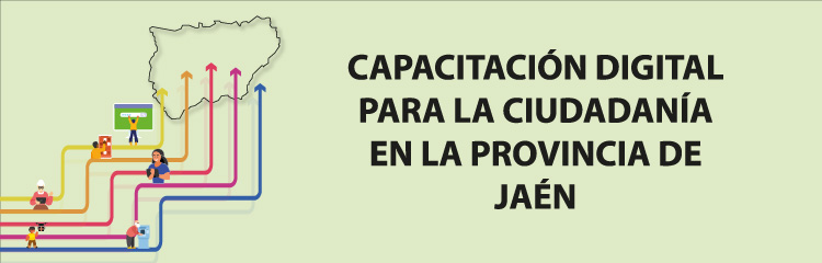 Capacitación en competencias digitales para ciudadanía de Jaén. Proyecto de la Diputación de Jaén.